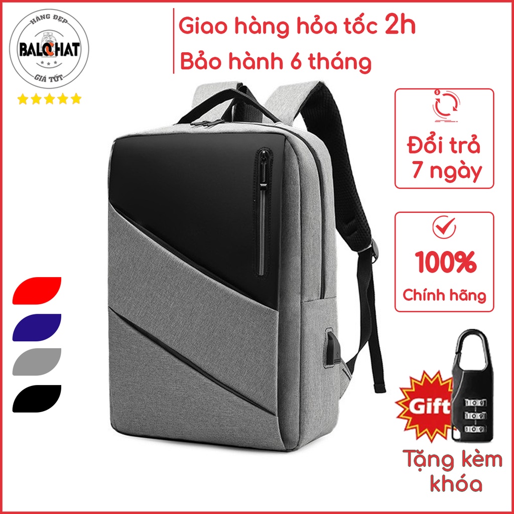 Balo giá rẻ thời trang kiểu dáng gọn nhẹ, thích hợp với sinh viên, đựng vừa laptop 15.6 inch