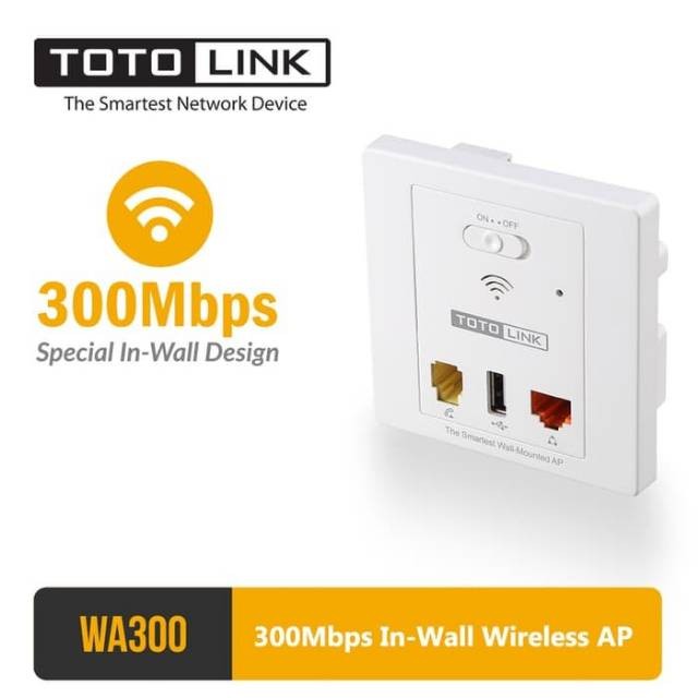 Đồng Hồ Treo Tường Không Dây Totolink Wa300 300mbps