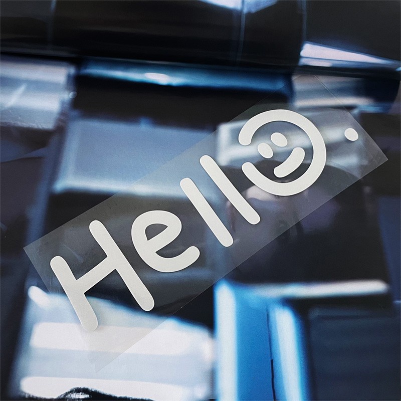 A551. hello Smile Phản Quang Chống Thấm Nước Trang Trí Xe Hơi