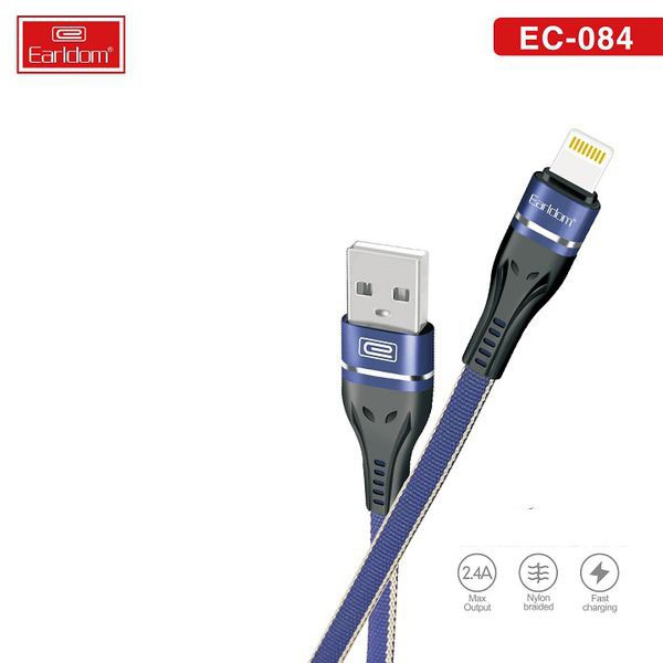 Dây Sạc Điện Thoại Earldom EC-084 Chính Hãng Cho IPad Pin Dự Phòng Tai nghe bluetooth i12 Iphone