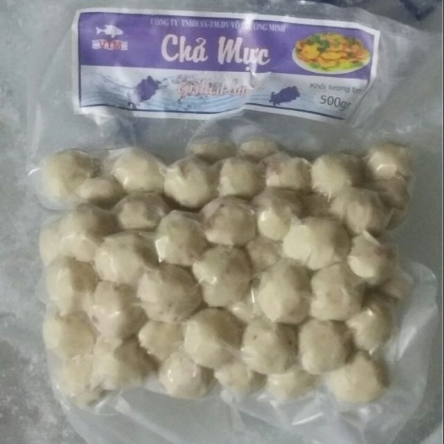 Mực viên 500gr (chả mực)
