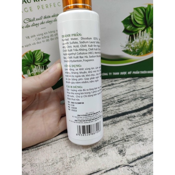 DDVS Trầu Không Chage 150ml.