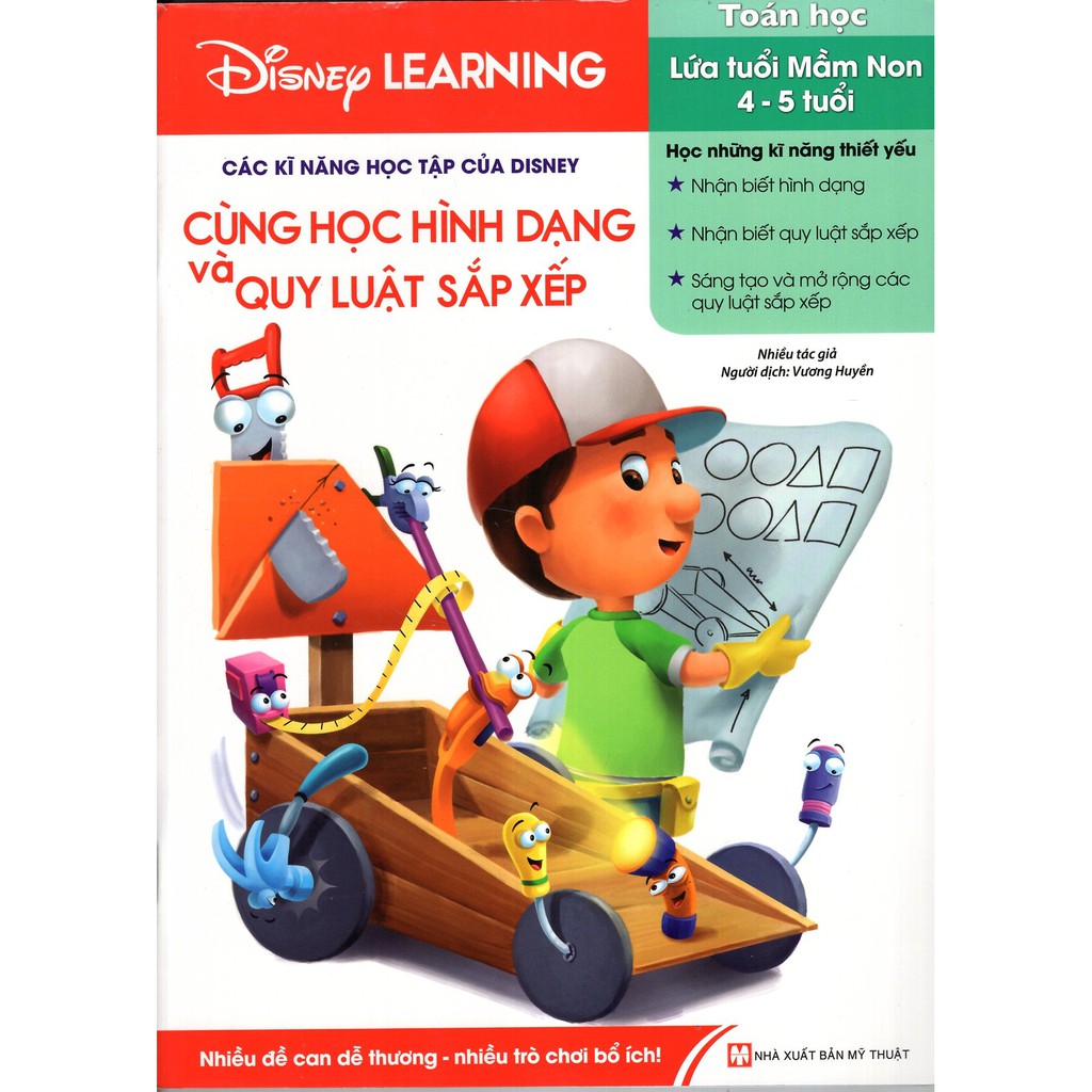 Sách - Disney Learning - Cùng Học Hình Dạng Và Quy Luật Sắp Xếp