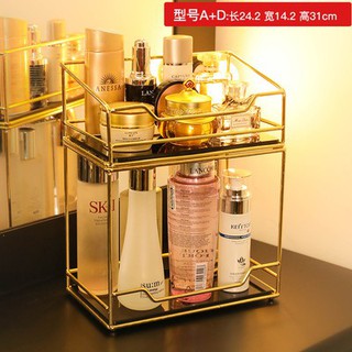 Kệ đựng mỹ phẩm mặt đá xếp tầng Order04