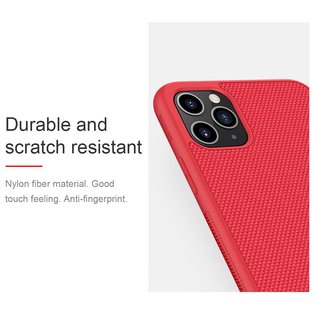ỐP LƯNG IPHONE 11 PRO MAX - 11 PRO - 11 NILLKIN TEXTURED NYLON FIBER CHÍNH HÃNG