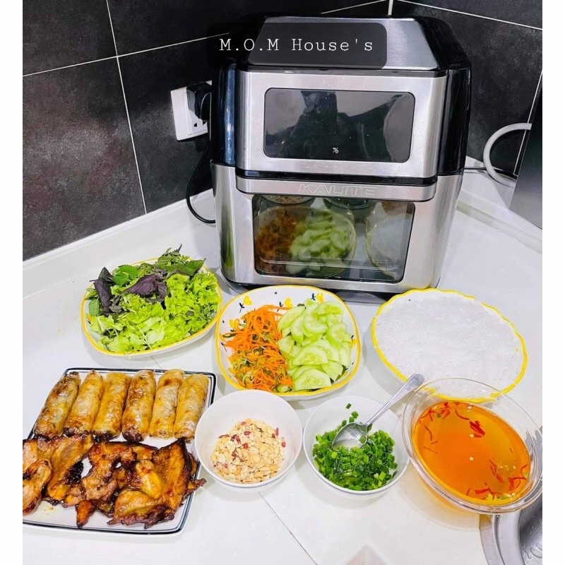 Nồi Chiên Không Dầu Kalite Q10-  Món ăn được hạn chế tối đa lượng dầu vào cơ thể