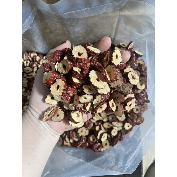 500g Táo lát sấy khô quả to ngon hàng loại 1 giòn nhất