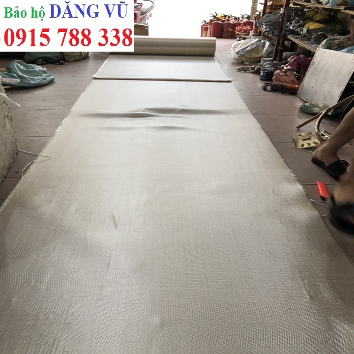Vải bạt chống cháy sợi thủy tinh HT800 (KT 1nx15m)