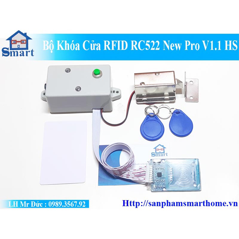 Bộ khóa cửa RFID RC522 new pro