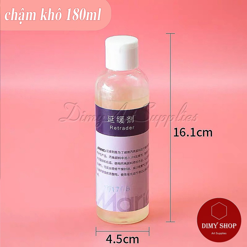 Dung môi làm chậm khô màu acrylic Marie's 180ml