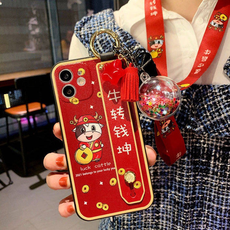 Vỏ điện thoại di động, dây đeo cổ tay, bảo vệ chống rơi trí thun ngắn tay | BigBuy360 - bigbuy360.vn