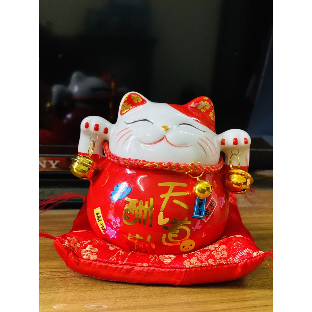 MÈO THẦN TÀI maneki neko 🔥 FREESHIP 🔥 QUÀ TẶNG may mắn, KHAI TRƯƠNG hồng phát