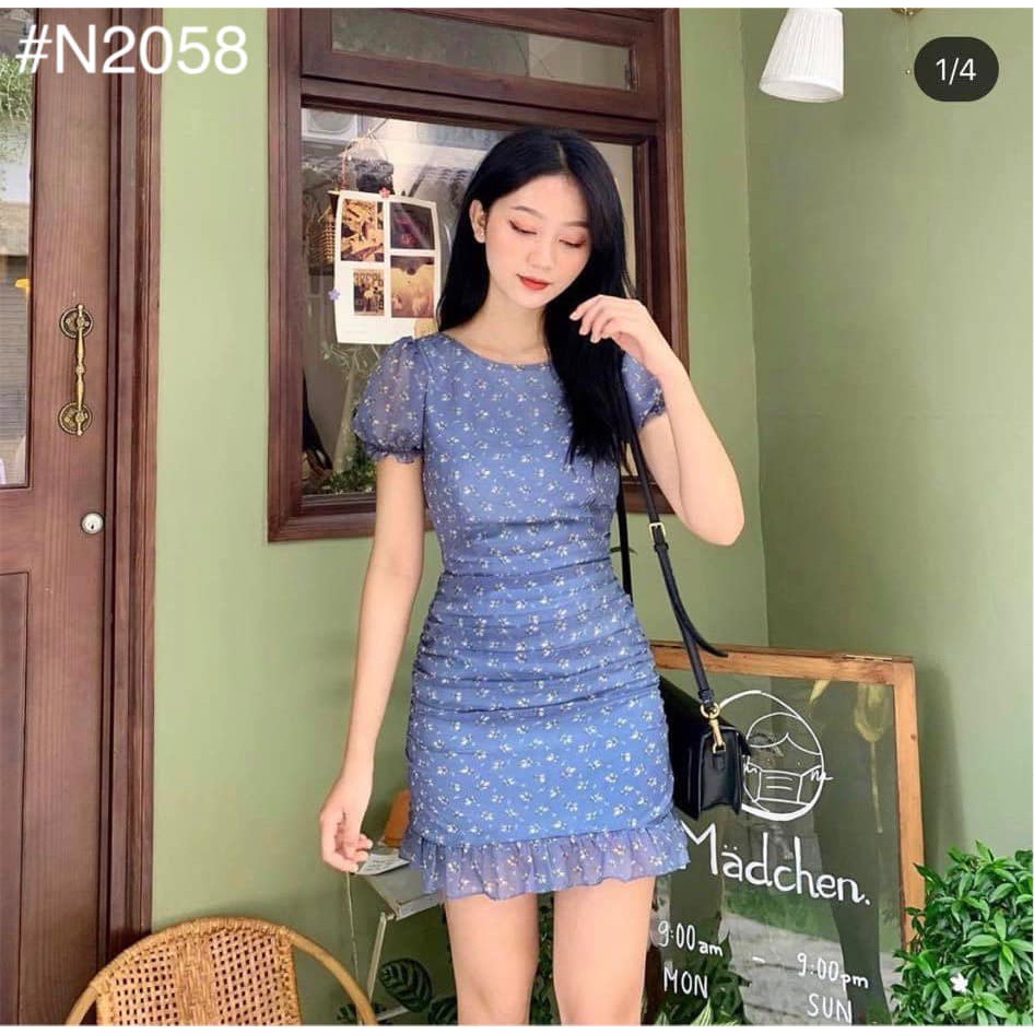 [ ẢNH THẬT TRẢI SÀN ] ĐẦM VOAN ÔM HỌA TIẾT HOA XINH TƯƠI KÈM LÓT DẦY DẶN - COCO DRESS | WebRaoVat - webraovat.net.vn