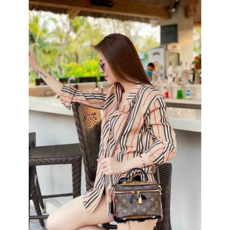 Túi xách dáng hộp da mềm chuẩn fom Sz 20 ( Có hộp) xinh