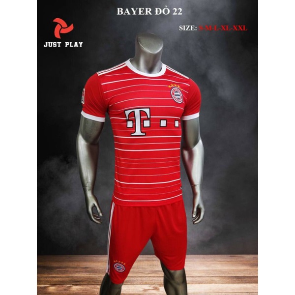 BỘ QUẦN ÁO ĐÁ BANH BAYERN ĐỎ 2022_2023 MỚI NHẤT