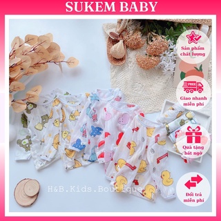 10 Bộ cotton giấy dài tay cho bé 5-15 KG