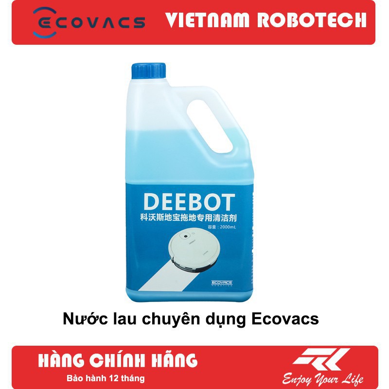 Nước lau nhà robot hút bụi, nước lau sàn, nước lau dùng cho robot hút bụi Ecovacs, VIETNAMROBOTECH