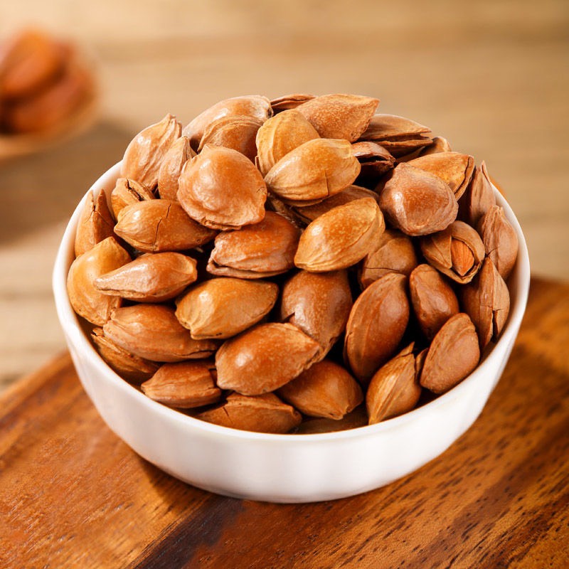 Hạt hạnh trắng nứt vỏ thơm bùi - rang sẵn đóng gói - ăn vặt siêu ngon