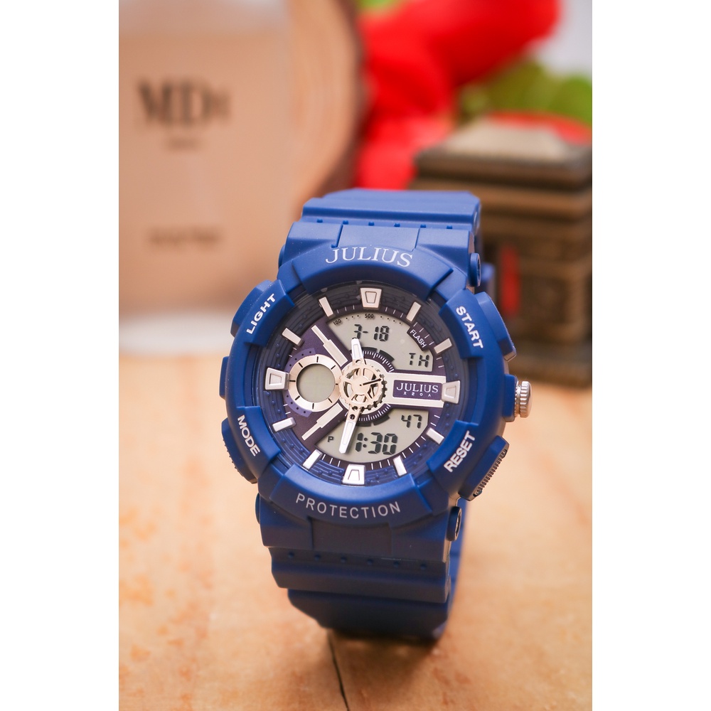 Đồng Hồ JA-1299C Julius Hàn Quốc (Xanh)