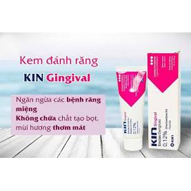 Kem Đánh Răng Kin Gingival Chlorhexidine, Kem Kin 75ml