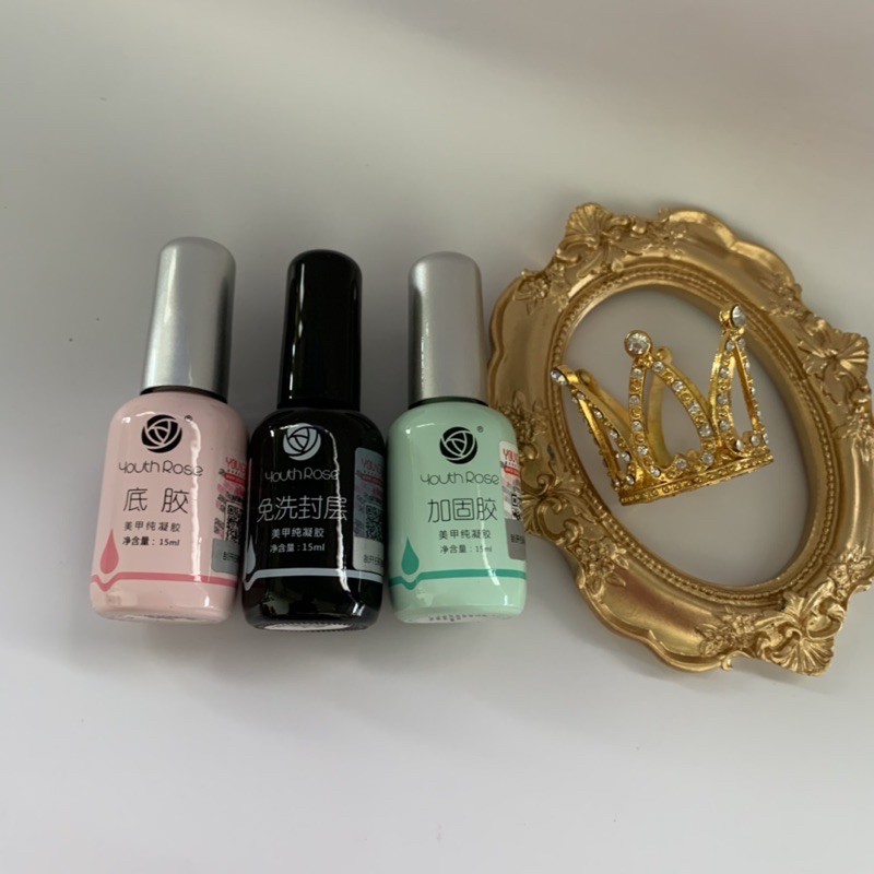 Top, Base Hoa Hồng Dùng Trong Sơn Gel 15ml Chính Hãng Loại 1