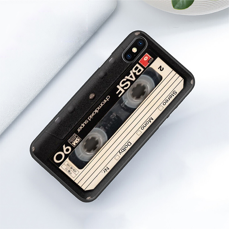 Ốp Điện Thoại Mềm Hình Băng Cassette Cổ Điển Cho Apple Iphone 12 11 Pro Max 12 Mini 141s