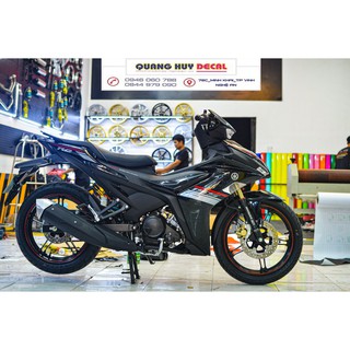 Tem trùm exciter 155 đen xám, tem exciter155, team trùm ex 155, tem xe ex155 đen xám