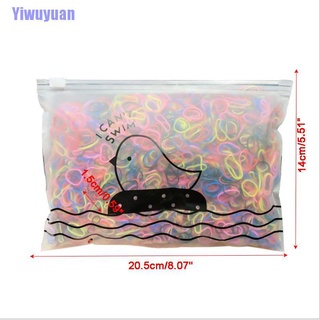 Set 1000 Dây Cột Tóc Co Giãn Nhiều Màu Sắc