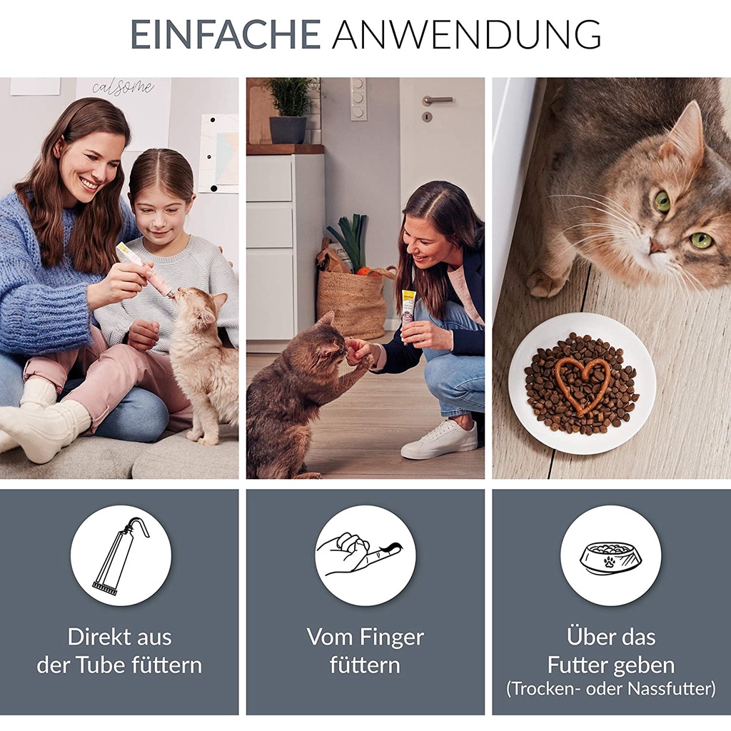 Gel Gimcat Taurine Paste giúp tăng đề kháng, bổ mắt và bổ tim cho mèo (50gr )