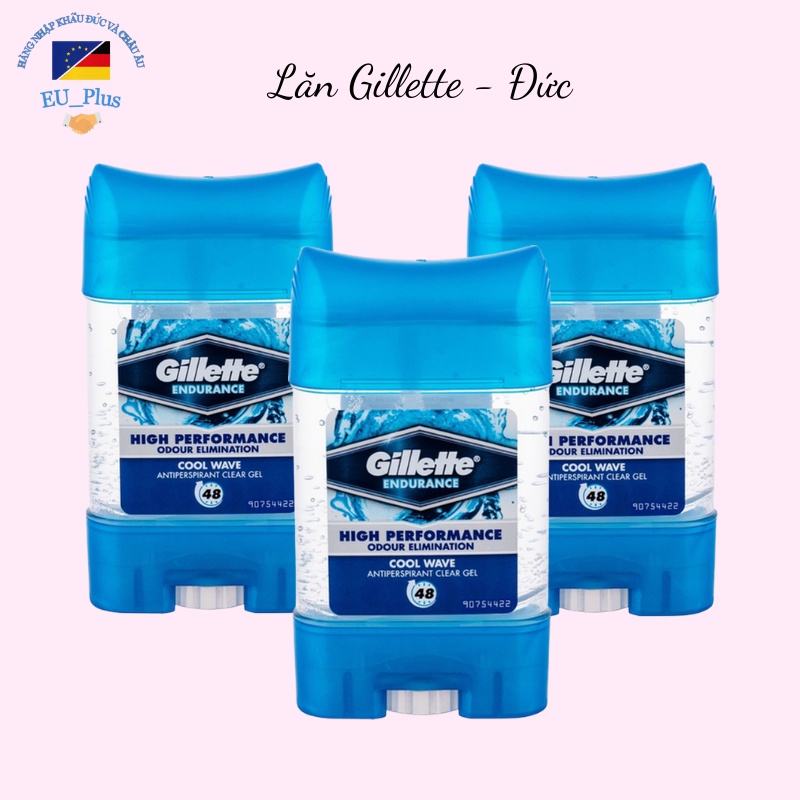 Gel lăn nách, khử mùi nách Gillette Cool wave khử mùi siêu nam tính - Đức - 70ml