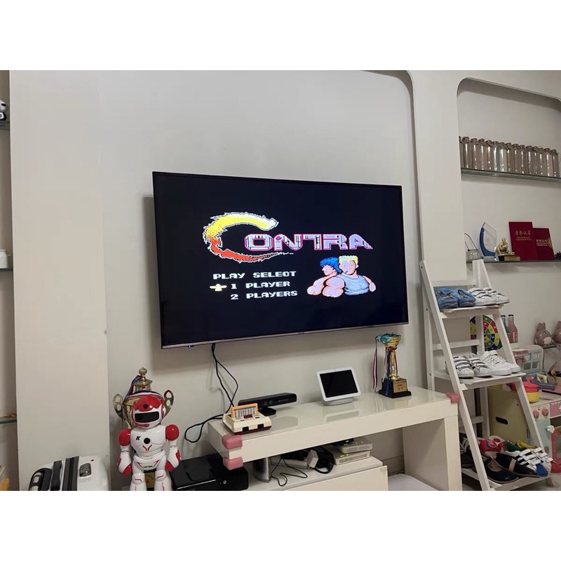 Máy chơi game 4K HDMI kèm tay cầm chơi game và đĩa trò chơi 121 trò