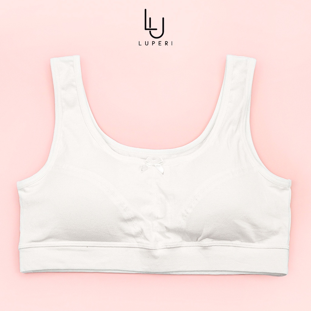 Áo Lót Bé Gái Dáng Bra Cao Cấp LUPERI Chất Cotton Mềm Mịn Co Giãn Kháng Khuẩn LUALG153