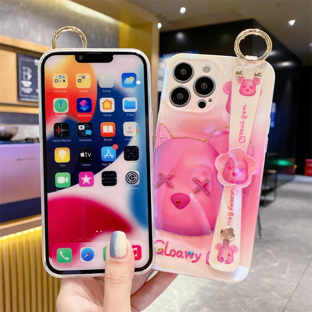 Ốp Điện Thoại Có Giá Đỡ Hình Gấu Cho iPhone 14max / 14pro Max / 13 Pro Max / 14 / 13 / 12 / 11 / XS / XS / XSMAX / 7P / 8P