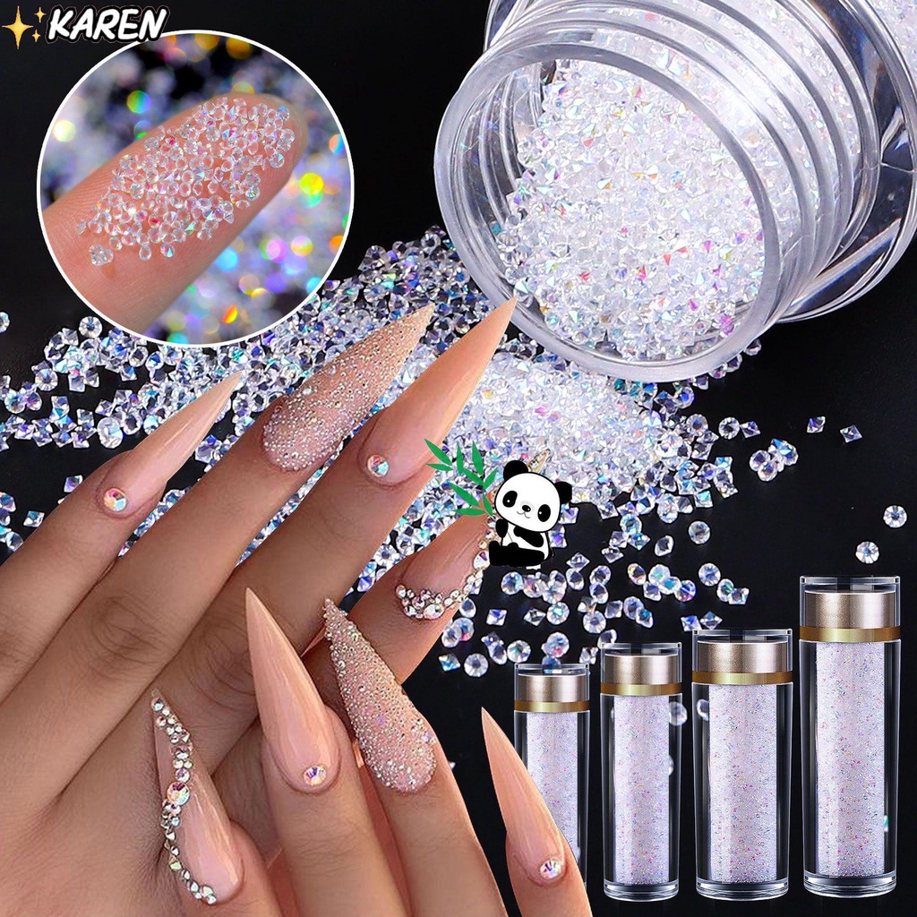 Móng Tay KAREN|Hạt Kim Cương Nhỏ Làm Móng DIY