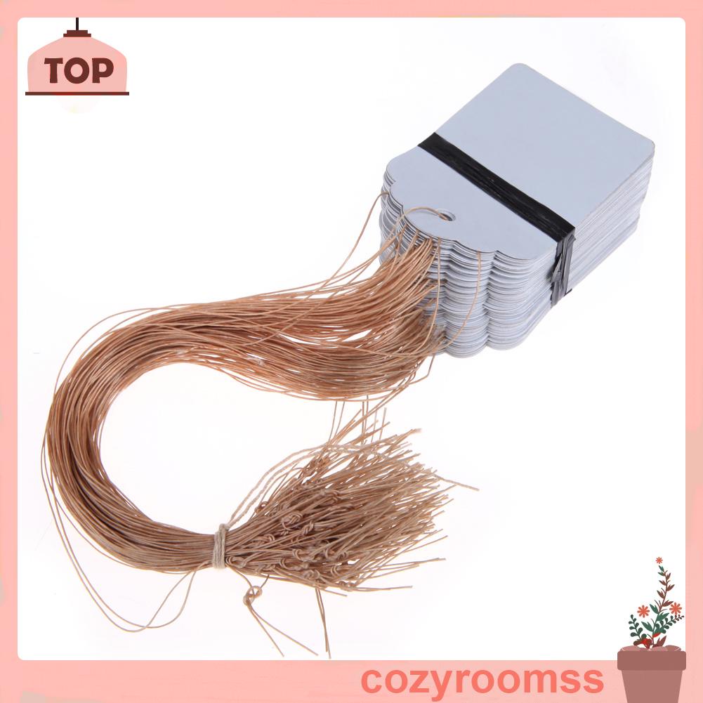 Bộ 100 Thẻ Nhựa Đánh Dấu Cây Trồng Chống Thấm Nước Tiện Dụng