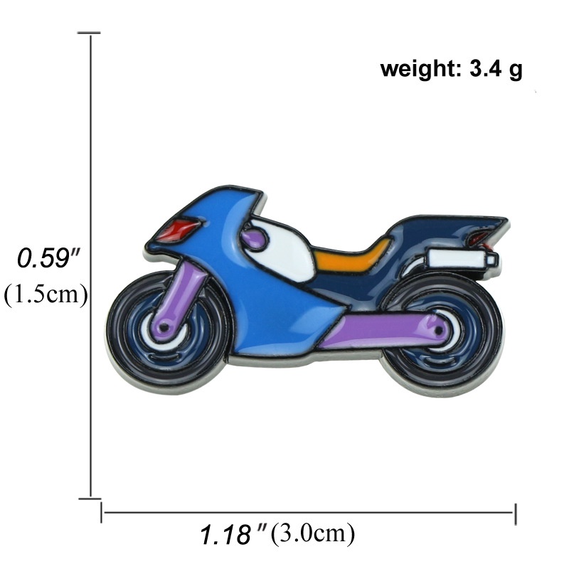 (MớI) Ghim CàI ÁO HìNh Xe MáY Dễ Thương