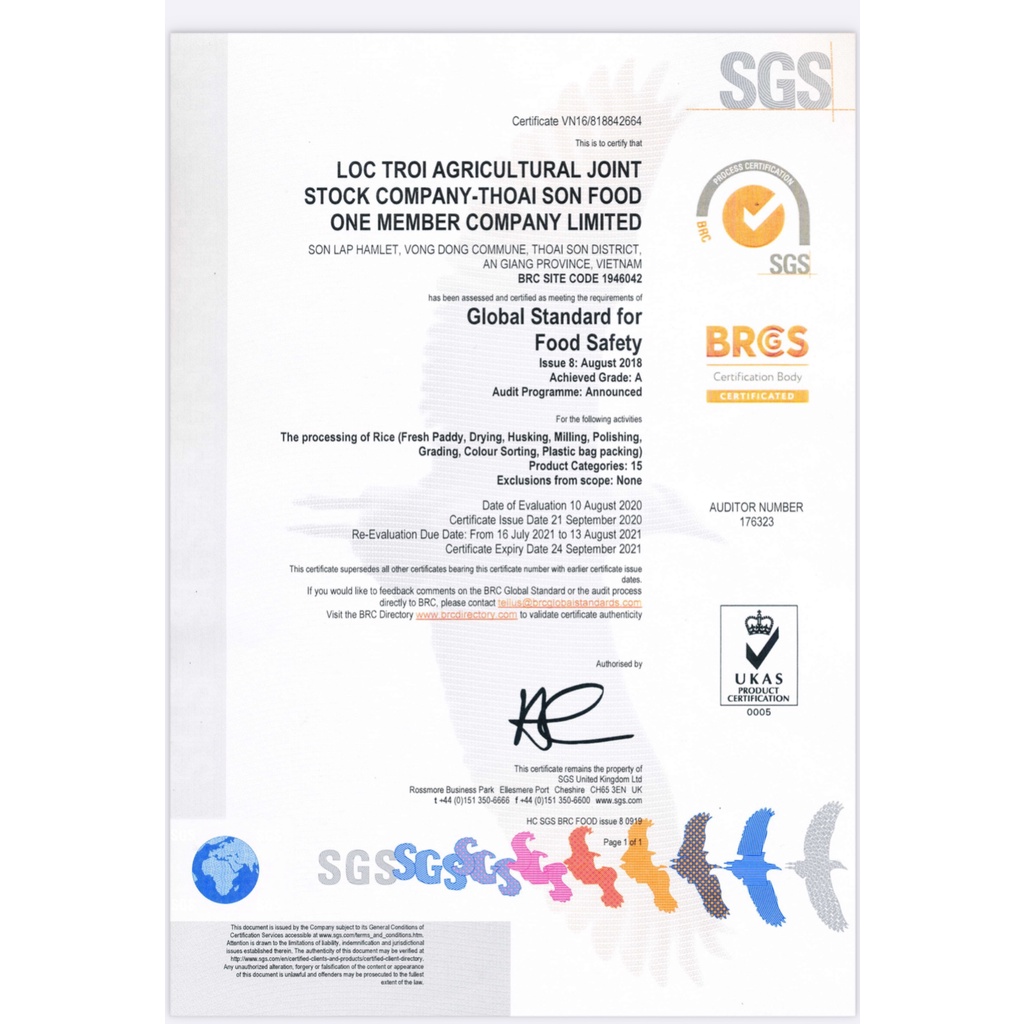 Gạo Hạt Ngọc Trời Tiên Nữ túi 5kg giá sĩ