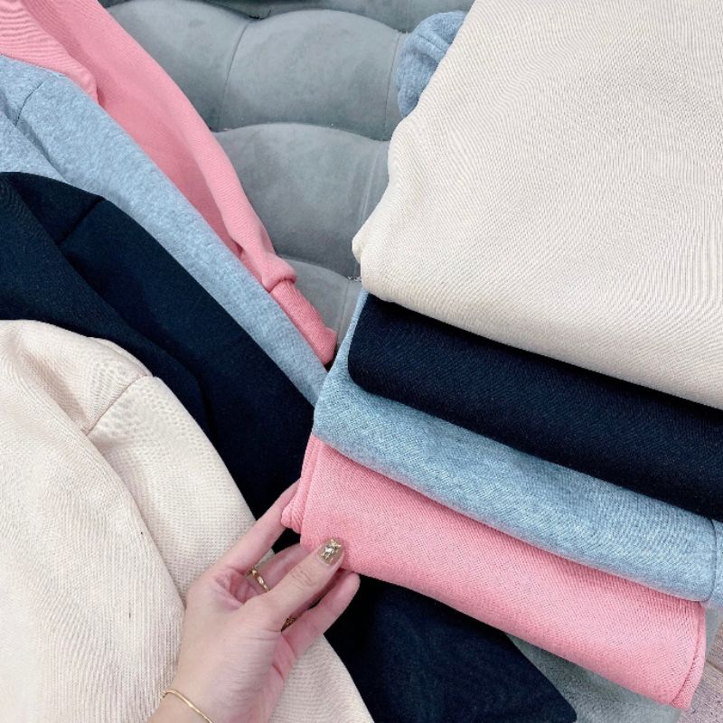 Siêu phẩm bộ thể thao nỉ trơn siêu xinh.