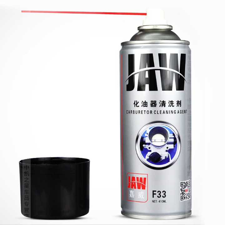 Xịt Làm Sạch Bộ Chế Hòa Khí Và Diệt Lắng Đọng Carbon Cho Hệ Thống Nhiên Liệu Xe JAW F33 410ML