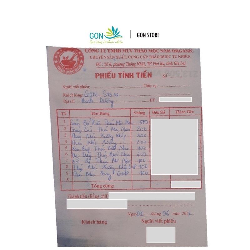 5 hộp thảo mộc nam.