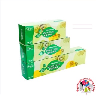 Set 3 hộp túi zip đựng thực phẩm nhật bản