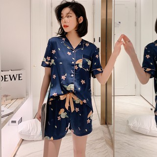 Bộ mặc nhà Pijama lụa MANGO cực mềm mại sang chảnh