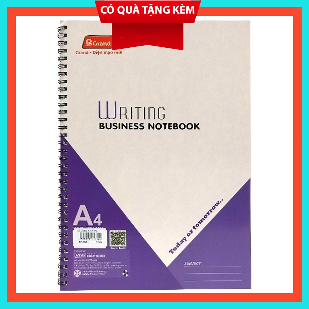 Sổ Lò Xo Grand A4 (100 trang)