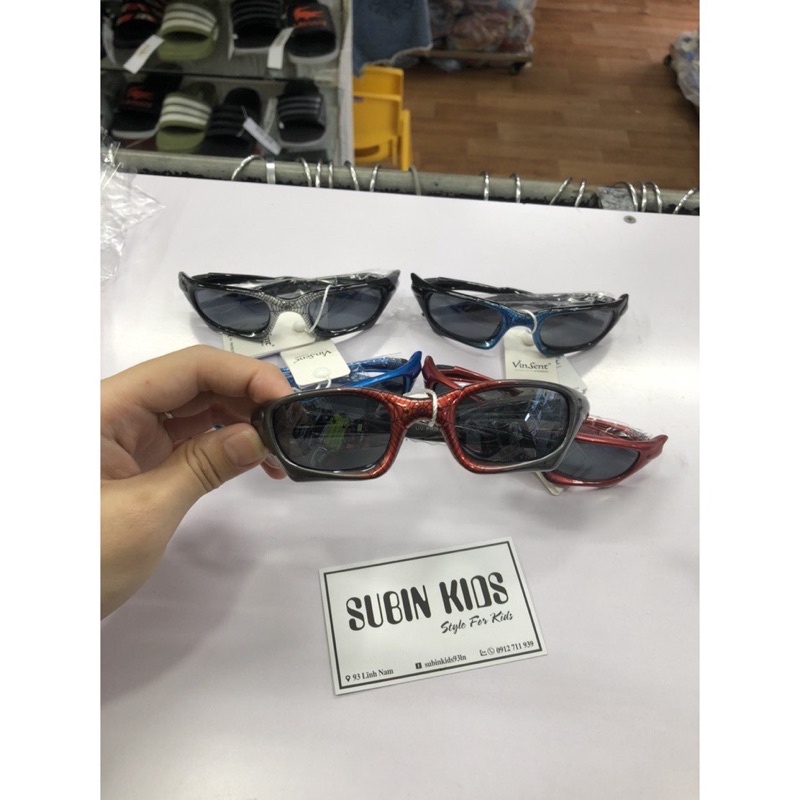 Kính siêu nhân người nhện cho bé SBMK50 Kiếng mắt trẻ em hoạt hình 1 tuổi - 7/8 tuổi  SUBIN KIDS