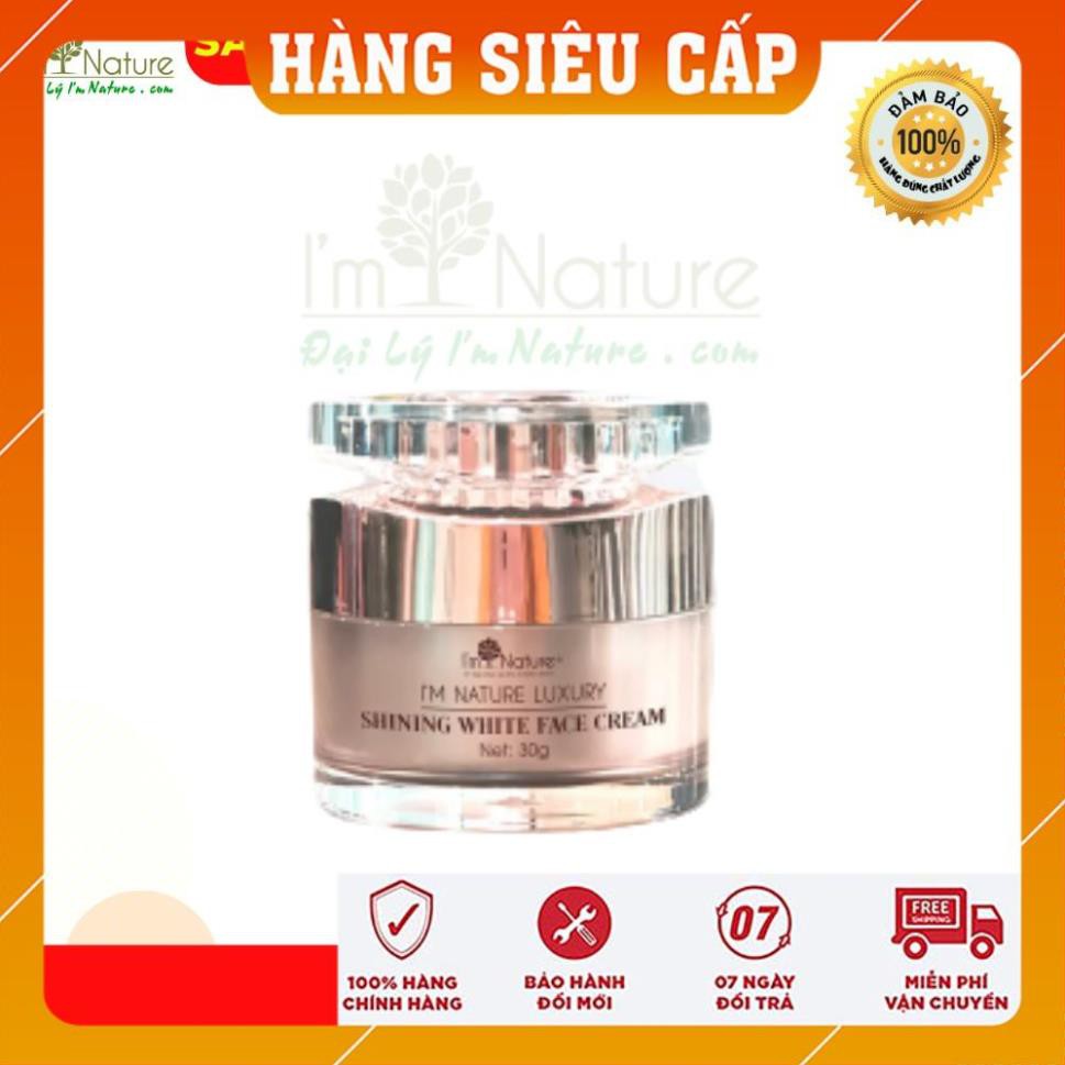 [FreeShip–Hàng chính hãng cao cấp] Kem dưỡng trắng da mặt cao cấp Shining White Face Cream - I'm Nature Luxury