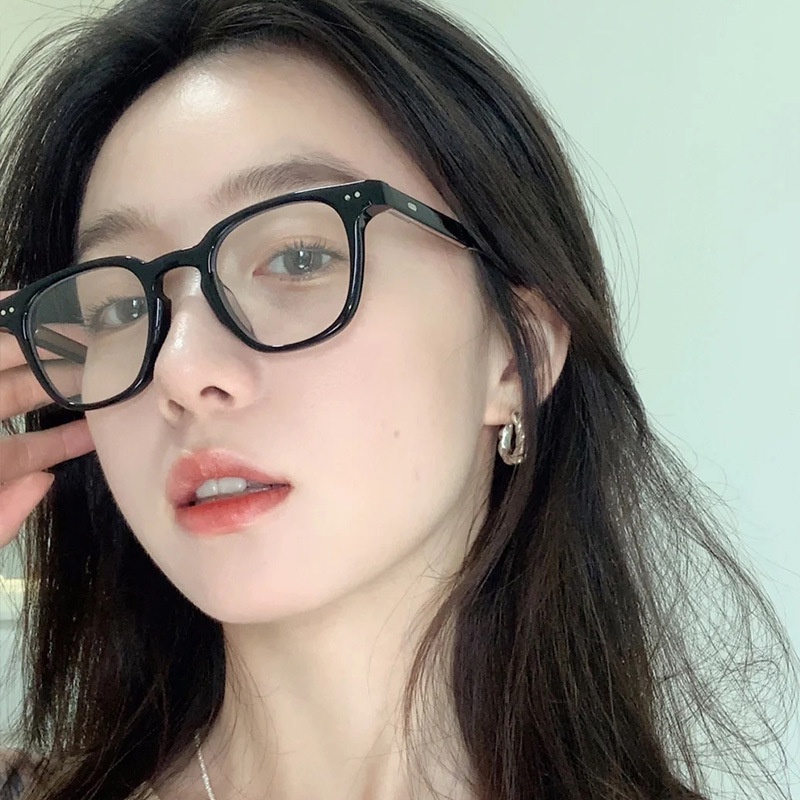 Mắt kính Samjune gọng vuông chống ánh sáng xanh phong cách Hàn Quốc thời trang 2021 cho nam và nữ