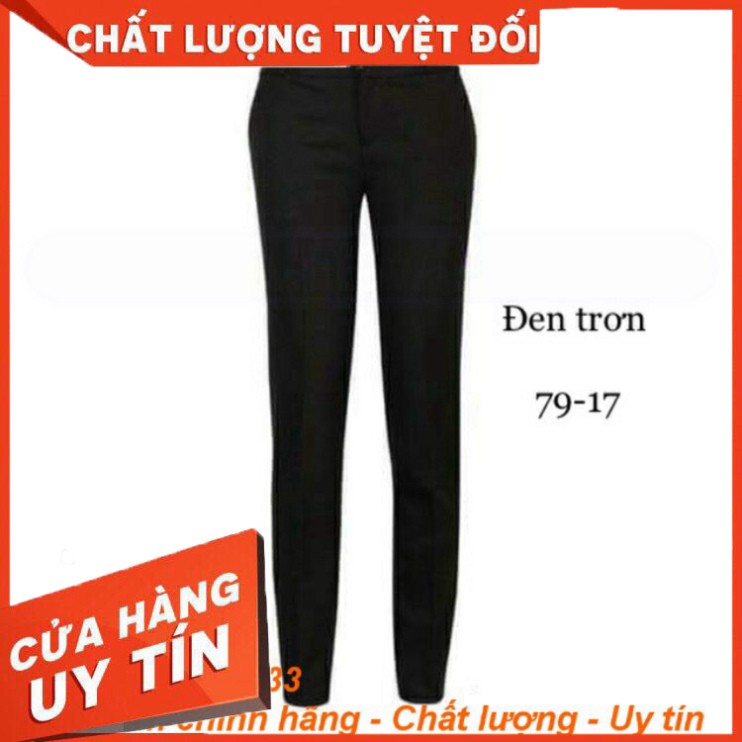 Quần tây Thái Hòa màu đen có 2 loại vải 79-17 và 003-17 - Hàng nhập khẩu