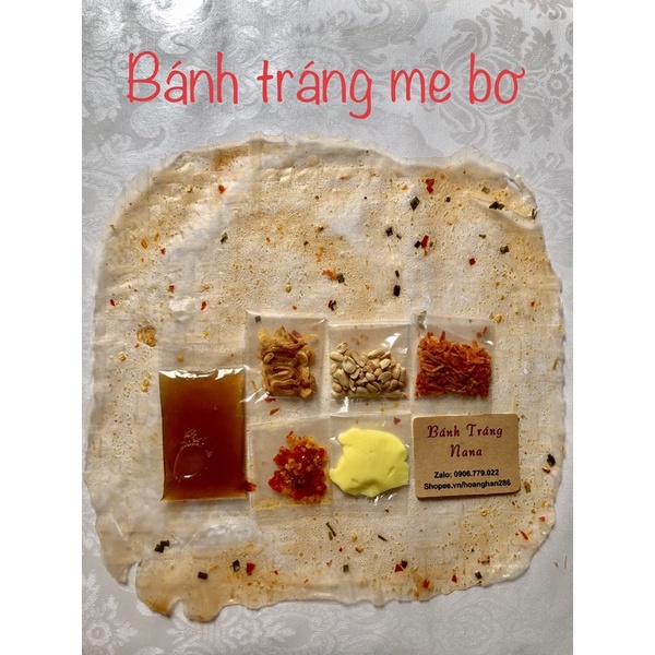 Bánh tráng me bơ