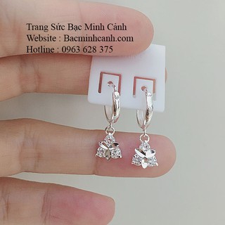 Bông tai bạc nữ đáng yêu