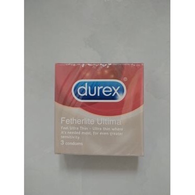 Bao cao su Durex Fetherlite siêu mỏng hộp 3 bao
